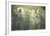 Christ Among Apostles-Gaetano Previati-Framed Giclee Print