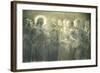 Christ Among Apostles-Gaetano Previati-Framed Giclee Print