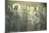Christ Among Apostles-Gaetano Previati-Mounted Giclee Print