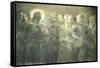 Christ Among Apostles-Gaetano Previati-Framed Stretched Canvas