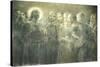 Christ Among Apostles-Gaetano Previati-Stretched Canvas