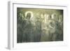 Christ Among Apostles-Gaetano Previati-Framed Giclee Print