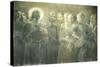 Christ Among Apostles-Gaetano Previati-Stretched Canvas