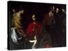 Christ Among the Children-Nicolas Tournier-Stretched Canvas