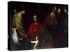 Christ Among the Children-Nicolas Tournier-Stretched Canvas