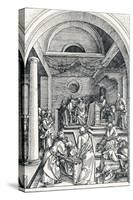 Christ Among the Doctors, 1506-Albrecht Dürer-Stretched Canvas