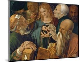Christ Among the Doctors, 1506-Albrecht Dürer-Mounted Giclee Print
