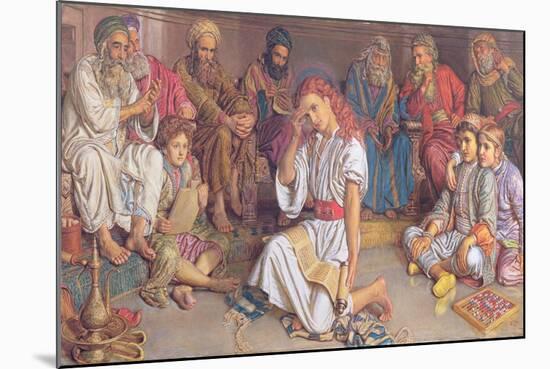 Christ Among the Doctors, 1887-William Holman Hunt-Mounted Giclee Print