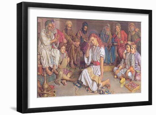 Christ Among the Doctors, 1887-William Holman Hunt-Framed Giclee Print