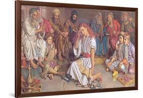 Christ Among the Doctors, 1887-William Holman Hunt-Framed Giclee Print