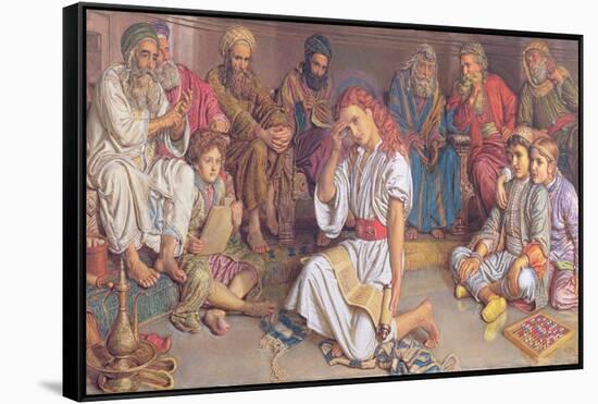 Christ Among the Doctors, 1887-William Holman Hunt-Framed Stretched Canvas