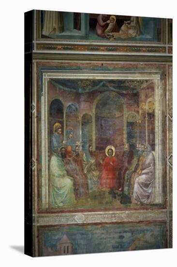 Christ Among the Doctors, circa 1305-Giotto di Bondone-Stretched Canvas