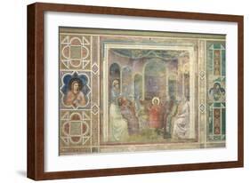 Christ among the Doctors in the Temple-Giotto di Bondone-Framed Art Print