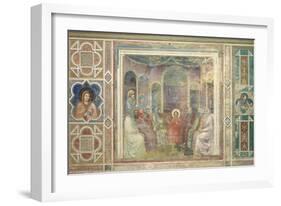 Christ among the Doctors in the Temple-Giotto di Bondone-Framed Art Print