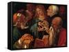 Christ Among the Doctors (Twelve Year-Old Jesus Among the Doctors)-null-Framed Stretched Canvas