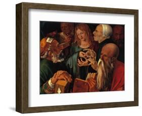 Christ Among the Doctors (Twelve Year-Old Jesus Among the Doctors)-null-Framed Giclee Print