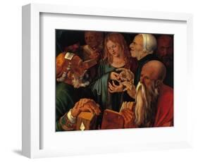 Christ Among the Doctors (Twelve Year-Old Jesus Among the Doctors)-null-Framed Giclee Print