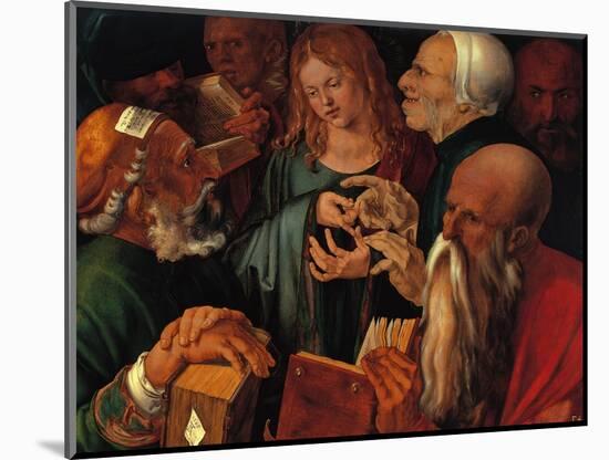 Christ Among the Doctors (Twelve Year-Old Jesus Among the Doctors)-null-Mounted Giclee Print