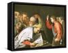 Christ Among the Doctors-Jusepe de Ribera-Framed Stretched Canvas