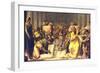 Christ Among the Doctors-Jacopo Tintoretto-Framed Giclee Print