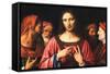 Christ Among the Doctors-Bernardino Luini-Framed Stretched Canvas