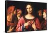 Christ Among the Doctors-Bernardino Luini-Framed Stretched Canvas