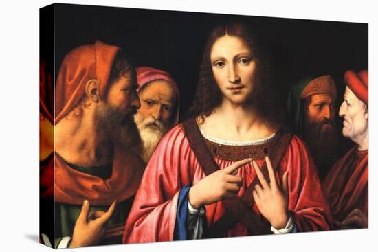 Christ Among the Doctors-Bernardino Luini-Stretched Canvas