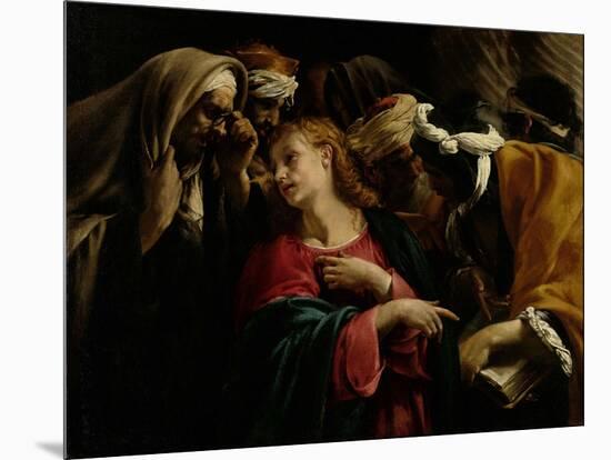 Christ Among the Doctors-Orazio Borgianni-Mounted Art Print