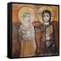 Christ and a Saint-null-Framed Stretched Canvas