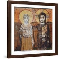 Christ and a Saint-null-Framed Giclee Print