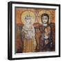 Christ and a Saint-null-Framed Premium Giclee Print