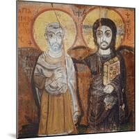 Christ and a Saint-null-Mounted Giclee Print