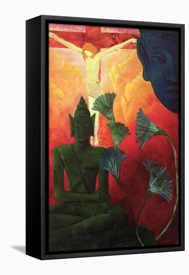 Christ and Buddha, circa 1890-1892-Paul Ranson-Framed Stretched Canvas