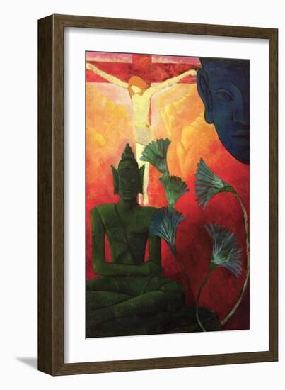 Christ and Buddha, circa 1890-1892-Paul Ranson-Framed Giclee Print