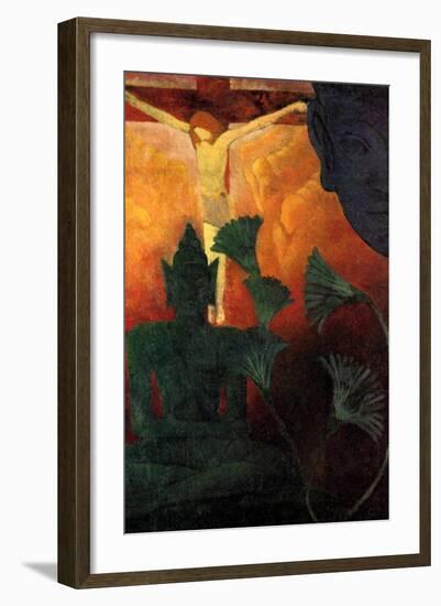 Christ and Buddha-Paul Ranson-Framed Art Print