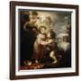 Christ and John the Baptist as Children, Between 1655 and 1660-Bartolomé Esteban Murillo-Framed Giclee Print