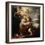 Christ and John the Baptist as Children, Between 1655 and 1660-Bartolomé Esteban Murillo-Framed Giclee Print