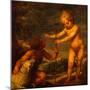 Christ and John the Baptist as Children, Ca 1665-Alonso Cano-Mounted Giclee Print