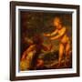 Christ and John the Baptist as Children, Ca 1665-Alonso Cano-Framed Giclee Print