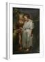 Christ and John the Baptist as Children-Peter Paul Rubens-Framed Giclee Print