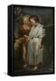 Christ and John the Baptist as Children-Peter Paul Rubens-Framed Stretched Canvas