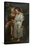 Christ and John the Baptist as Children-Peter Paul Rubens-Stretched Canvas