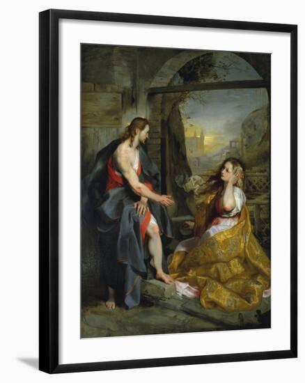 Christ and Magdalen-Federigo Barocci-Framed Giclee Print