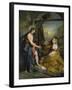 Christ and Magdalen-Federigo Barocci-Framed Giclee Print