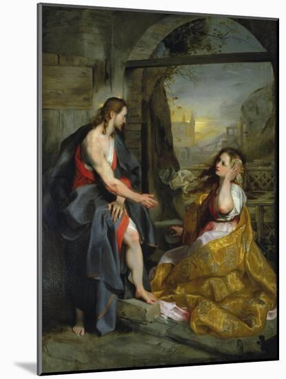 Christ and Magdalen-Federigo Barocci-Mounted Giclee Print