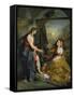 Christ and Magdalen-Federigo Barocci-Framed Stretched Canvas