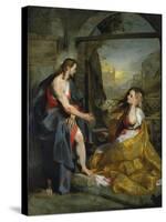 Christ and Magdalen-Federigo Barocci-Stretched Canvas