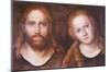 Christ and Mary , 1516–20-Lucas Cranach the Elder-Mounted Art Print