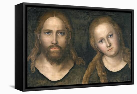 Christ and Mary, 1516-20-Lucas Cranach the Elder-Framed Stretched Canvas