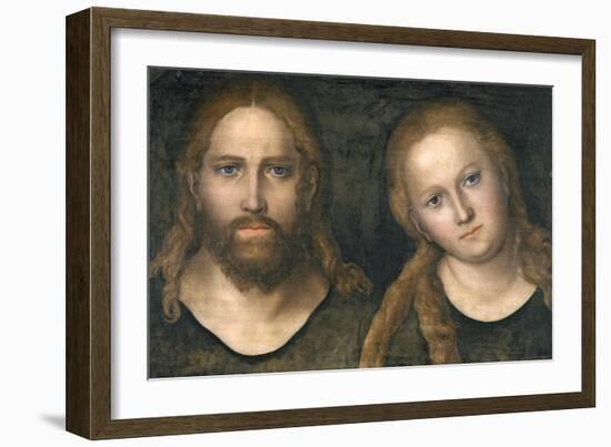 Christ and Mary, 1516-20-Lucas Cranach the Elder-Framed Giclee Print